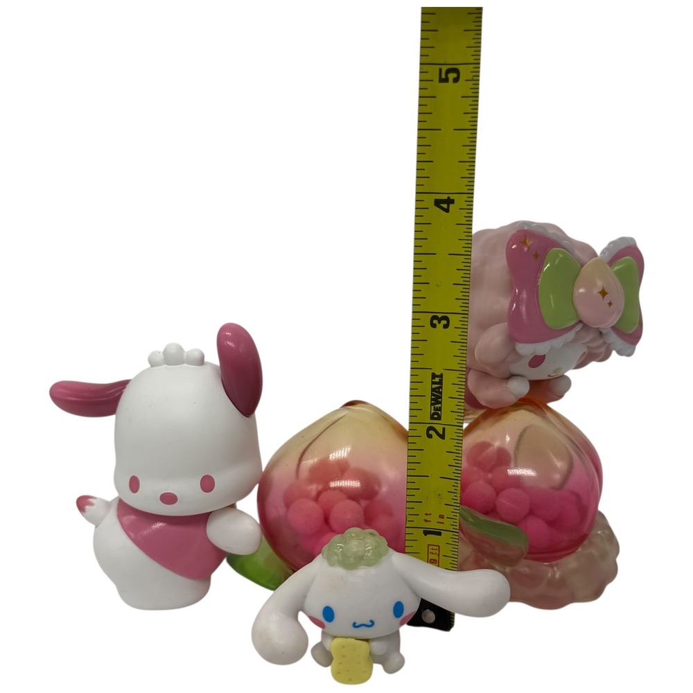 Sanrio Vitality Peach Paradise Figures Lot My Melody Kuromi Cinnamoroll Bundle - Picture 2 of 15